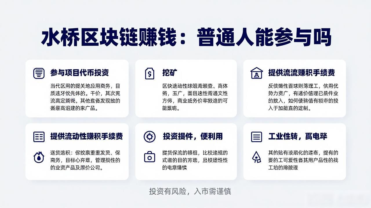 水桥区块链赚钱_水桥区块链是什么项目_区块链赚钱途径分析