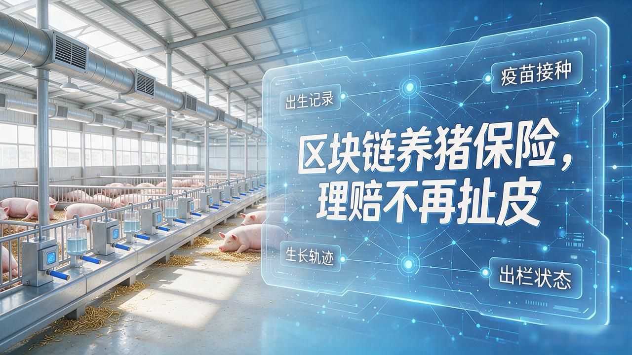 区块链养猪保险_区块链 养殖保险_猪只健康数据上链